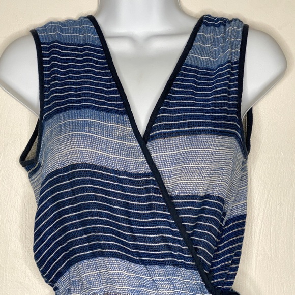 Ace & Jig Linen Blend Wrap Dress Womens Size Small - Picture 2 of 10